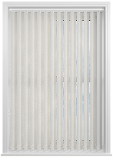 Shimmer (Blackout), Quartz Cream - Vertical Blind